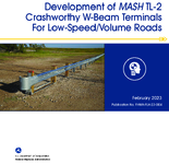 Development of MASH TL2 Crashworthy WBeam Terminals For LowSpeedVolume Roads