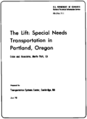 The Lift Special Needs Transportation in Portland Oregon