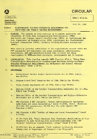 Circular re Disadvantaged Business Enterprise Requirements for Recipients and Transit Vehicle Manufacturers Volume UMTA C 47161A