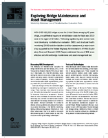 Exploring Bridge Maintenance and Asset Management  Workshop Addresses Use of Nondestructive Evaluation Tools  fact sheet