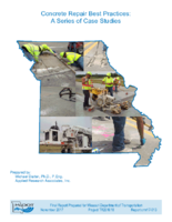 Concrete Repair Best Practices A Series of Case Studies