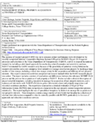 Management of Real Property Acquisition Activities at TxDOT