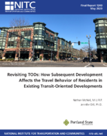 Revisiting TODs How Subsequent Development Affects the Travel Behavior of Residents in Existing TransitOriented Developments