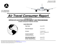 Air Travel Consumer Report March 2018
