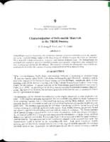 Characterization of Deformable Materials in the THOR Dummy