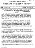 Investigation of Aircraft Accident CAPITAL AIRLINES INC AND MARYLAND AIR NATIONAL GUARD NEAR BRUNSWICK MARYLAND 19580520