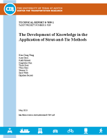 The Development of Knowledge in the Application of StrutandTie Methods