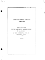 Interstate Commerce Commision Report of the Accident  Investigation Occuring on the NORFOLK AND WESTERN RAILWAY EAST PORTSMOUTH OH