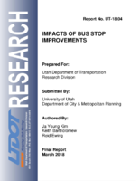 IMPACTS OF BUS STOP IMPROVEMENTS