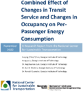 Combined Effect of Changes in Transit Service and Changes in Occupancy on PerPassenger Energy Consumption