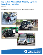 Expanding Affordable EMobility Options LowSpeed Vehicles