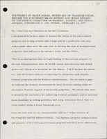 Statement of Brock Adams Secretary of Transportation Before the Subcommittee on Housing and Urban Affairs Concerning S 208