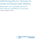 SelfDriving Electric Vehicles for Smart and Sustainable Mobility Evaluation and Feasibility Study for Educational and Medical Campuses