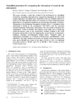 Simplified procedure for computing the absorption of sound by the atmosphere