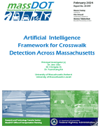 Artificial Intelligence Framework for Crosswalk Detection Across Massachusetts