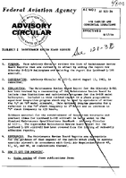 AC 1213A Maintenance Review Board Reports