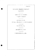 Interstate Commerce Commision Report of the Accident  Investigation Occuring on the CHICAGO BURLINGTON AND QUINCY RAILROAD OLD MONROE MO