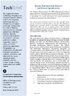 Density Demonstration Projects and Related Specifications tech brief