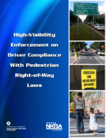 HighVisibility Enforcement on Driver Compliance with Pedestrian RightofWay Laws