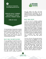 Improved Asphalt Pavement Sustainability through Perpetual Pavement Design