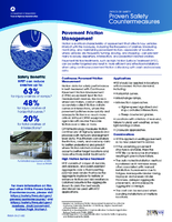 Proven Safety Countermeasures Pavement Friction Management
