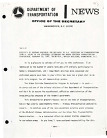 Excerpts of Remarks Prepared for Delivery by US Secretary of Transportation John A Volpe to the Conferees Attending the Urban Corridor Demonstration Conference