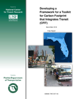 Developing a Framework for a Toolkit for Carbon Footprint that Integrates Transit CFIT
