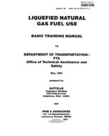 Liquefied natural gas fuel use  basic training manual