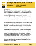 The Sidekick Routing Paradigm for VMT Reduction and Improved Accessibility Research Brief
