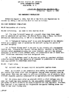 Part 43 Amendment 431 War Emergency Regulations