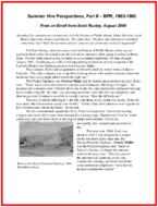 Summer Hire Perspectives Part 2  BPR 19631965