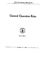 CAM 43 General Operation Rules 1956
