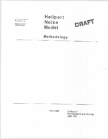 Heliport noise model  methodology  draft report