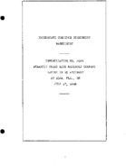 Interstate Commerce Commision Report of the Accident  Investigation Occuring on the ATLANTIC COAST LINE RAILROAD ALMA FL