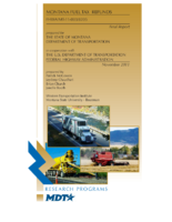 Montana Fuel Tax Refunds Draft Final Report