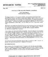 Research notes  tworail steelbacked timber guardrail  Crown Point Highway  Multnomah Country  Oregon