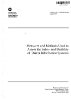 Measures and Methods Used to Assess the Safety and Usability of Driver Information Systems