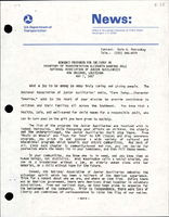 Remarks Prepared for Delivery by Secretary of Transportation Elizabeth Hanford Dole National Association of Junior Auxiliaries