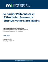 Sustaining Performance of ASRAffected Pavements Effective Practices and Insights