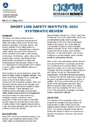 Short Line Safety Institute 2024 Systematic Review Research Results