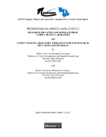 RESEARCH EDUCATION AND OUTREACH FROM CAMPUS TRANSIT LABORATORY  And CAMPUS TRANSIT LABORATORY  INFRASTRUCTURE FOR RESEARCH EDUCATION AND OUTREACH