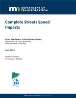 Complete Streets Speed Impacts