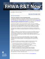 FHWA RT Now  NovemberDecember 2018
