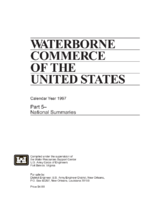 Waterborne Commerce of the United States Calendar Year 1997 Part 5 National Summaries