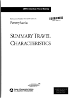 1995 American Travel Survey Summary Travel Characteristics Pennsylvania