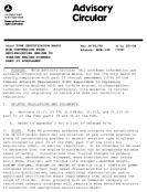 AC 2314 Type Certification Basis for Conversion from Reciprocating Engine to Turbine EnginePowered Part 23 Airplanes