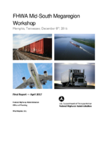 FHWA midsouth megaregion workshop  Memphis Tennessee December 8th 2016