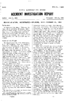 Investigation of Aircraft Accident BURNING AVIATION COLUMBUS OHIO 19480225