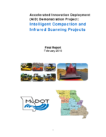 Accelerated Innovation Deployment AID Demonstration Project  Intelligent Compaction and Infrared Scanning Projects
