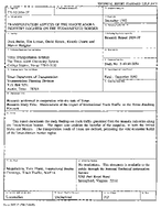 Transportation Aspects of the Maquiladora Industry Located on the TexasMexico Border